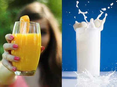 दूध या जूस, सुबह की पहली ड्रिंक के लिहाज से क्या है बेहतर, जानें 