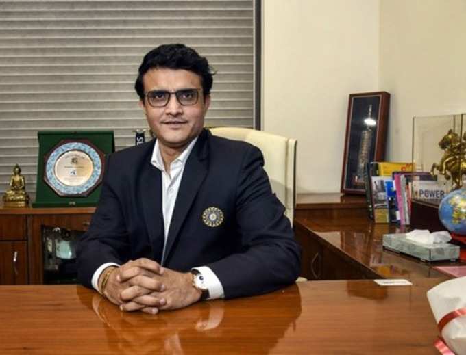 **YEARENDER 2019: SPORTS** Mumbai: Sourav Ganguly poses for a photograph after t...