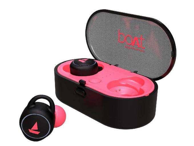 boAt Airdopes 311V2 Twin Wireless Ear-Buds (Raging Red)
