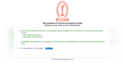 ICMAI Result 2020 Declared: फाउंडेशन/इंटर/फाइनल का रिजल्ट जारी, इस लिंक से देखें