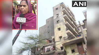 दिल्ली की झुकी हुई बिल्डिंग ढहा दी गई, मालकिन बोली- हमें मुआवजा नहीं मिला