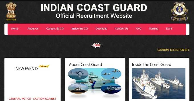 Indian Coast Guard Recruitment 2020