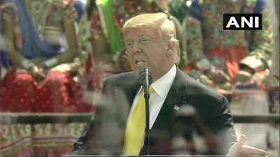 Namaste Trump: ನಮಸ್ತೆ ಎಂದು ಭಾಷಣ ಆರಂಭಿಸಿದ ಡೊನಾಲ್ಡ್‌ ಟ್ರಂಪ್‌