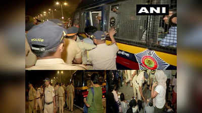 दिल्ली हिंसा के खिलाफ मुंबई में प्रदर्शन, पुलिस ने हिरासत में लिया
