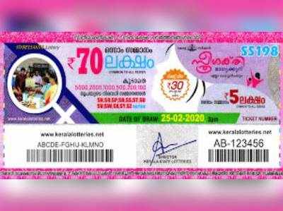 SS 198 Lottery: സ്ത്രീശക്തി ലോട്ടറി നറുക്കെടുപ്പ് ഇന്ന് മൂന്ന് മണിയ്ക്ക്