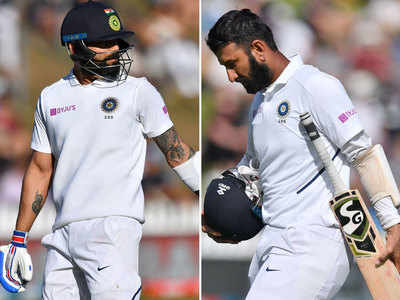 IND vs NZ: चेतेश्वर पुजारा, अजिंक्य रहाणे ही नहीं, खुद विराट कोहली भी डिफेंसिव, देखें है आंकड़े