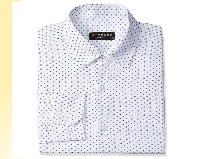 Men&#39;s Printed Regular fit Cotton Formal Shirt