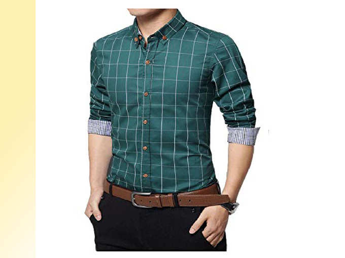 Men&#39;s Cotton Casual Fancy Shirt for Men Full Sleeves