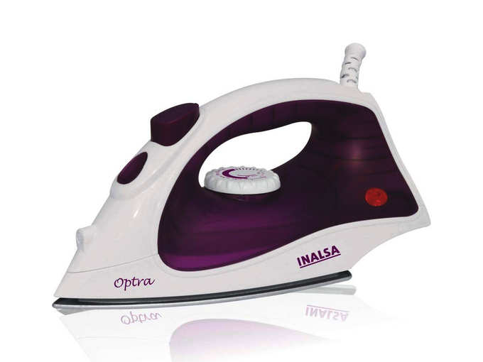 INALSA Steam Iron Optra-1400W with 18g/min Continuous Steam