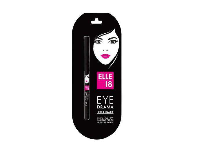 Elle 18 Eye Drama Kajal, Bold Black