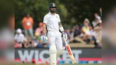 India vs New Zealand: न्यूजीलैंड दौरे पर कोहली की खराब फॉर्म जारी, क्राइस्टचर्च में सिर्फ तीन रन पर आउट