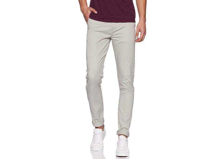 Tapered Fit Casual Trousers