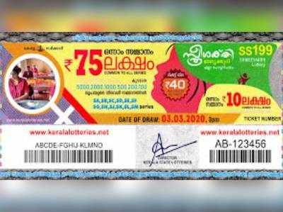 SS 199 Lottery: സ്ത്രീശക്തി ലോട്ടറി നറുക്കെടുപ്പ് ഇന്ന് മൂന്ന് മണിയ്ക്ക്