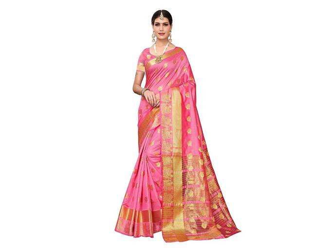 Pisara Womens Cotton Silk Saree