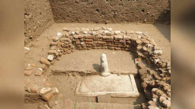 वाराणसीः बभनियांव खुदाई में सामने आया 1800 साल पुराना शिव मंदिर