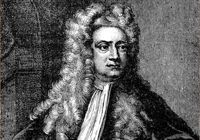 न्यूटनने १७०४ मध्ये लिहीले पत्र आणि नोट्स