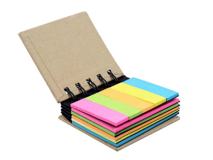 DALUCI Pocket Size Spiral Sticky Note Pad (1 Qty Spiral Sticky Note Pad)