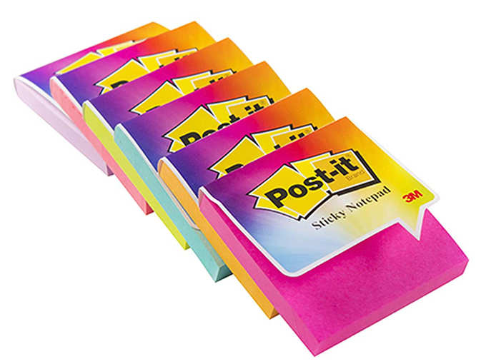 Post-it Color Notes(3x3) - Pack of 3 (3x100 sheets , colors may vary)