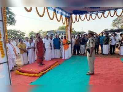 ಶೃಂಗೇರಿಶ್ರೀಗೆ ಕಾಸರಗೋಡಿನಲ್ಲಿಭವ್ಯ ಸ್ವಾಗತ