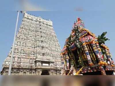 தென்காசி விஸ்வநாதர் ஆலயத்தில் விமர்சையாக நடைபெற்ற மாசி தேரோட்டம்