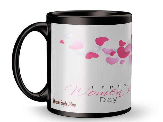 Women Day Gift Full Black Coffee Mug