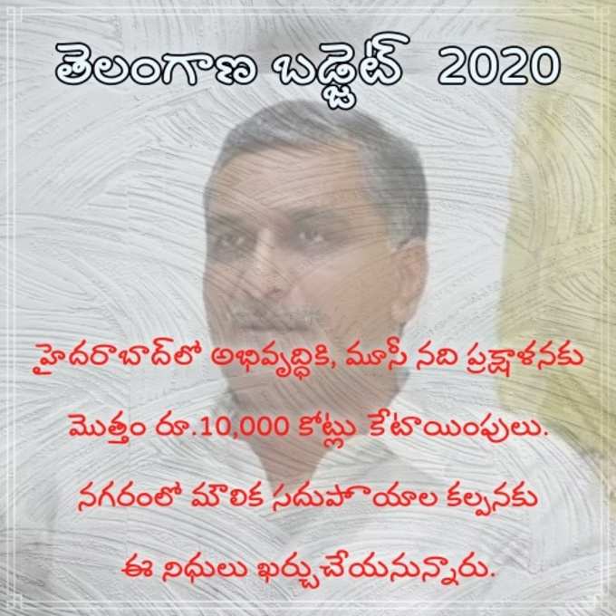 తెలంగాణ బడ్జెట్‌ 2020-21: ముఖ్యాంశాలు ఇవే