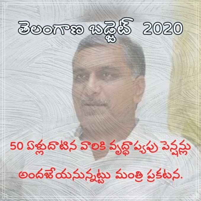 తెలంగాణ బడ్జెట్‌ 2020-21: ముఖ్యాంశాలు ఇవే