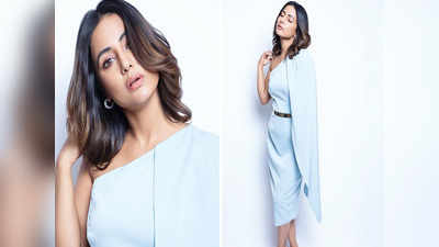 ब्लू ड्रेस में हिना खान का खूबसूरत और एलिगेंट स्टाइल, इस बार तो आप भी करेंगे तारीफ