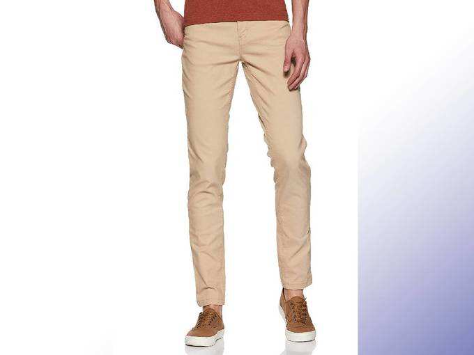 United Colors of Benetton Men&#39;s Tapered Fit Casual Trousers