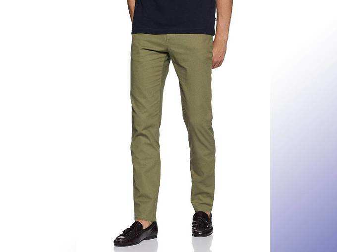 Amazon Brand - Symbol Men&#39;s Regular Fit Cotton Chinos