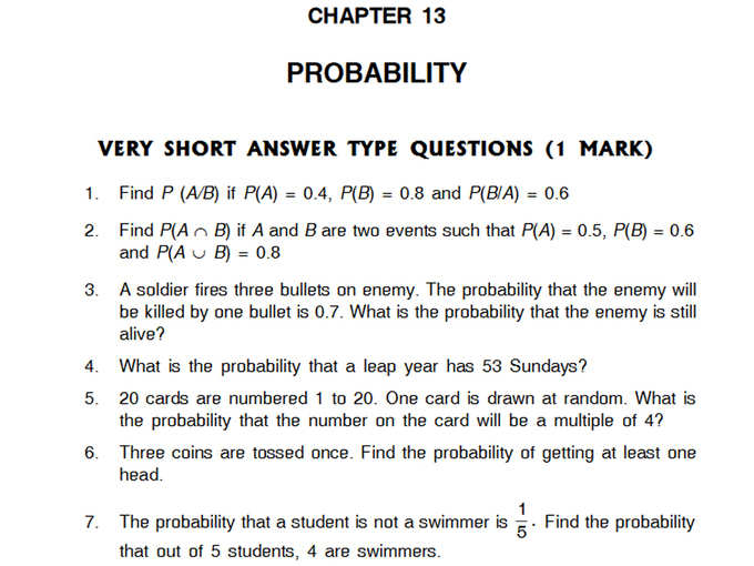 प्रोबैबिलिटी (Probability)