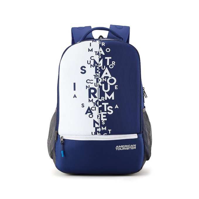 American Tourister 32 Ltrs Blue Casual Backpack (AMT Fizz SCH Bag 02 - Blue)