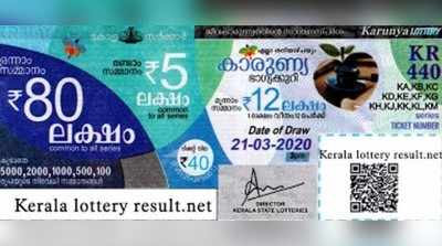 KR 440 lottery: കാരുണ്യ ലോട്ടറി നറുക്കെടുപ്പ് ഇന്ന് മൂന്ന് മണിയ്‍ക്ക്