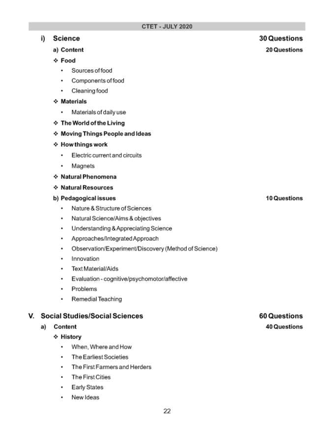 CTET Syllabus Page 7