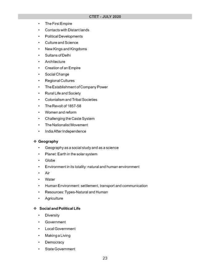 CTET Syllabus Page 8