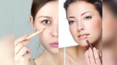 चेहरे से मुंहासे और डार्क स्‍पॉट को छिपाने के लिये ऐसे करें Make up