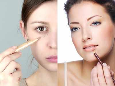 चेहरे से मुंहासे और डार्क स्‍पॉट को छिपाने के लिये ऐसे करें Make up