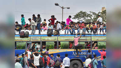 कोलकाता: बंगाल में लॉकडाउन की घोषणा, लोगों में मची घर भागने की होड़