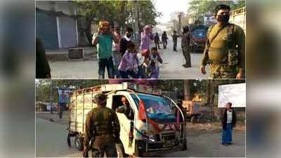 बिहार में लॉकडाउन तोड़ने वालों पर चला पुलिस का डंडा, रोड पर उठक-बैठक करवाई