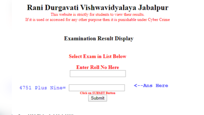 RDVV Result 2019-20: UG/PG कोर्सेस के रिजल्ट जारी, इस डायेरक्ट लिंक से देखें