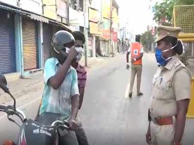 ஊரடங்கு உத்தரவை மீறிய மைனர்கள்; கவனித்து அனுப்பிய போலீஸ்!