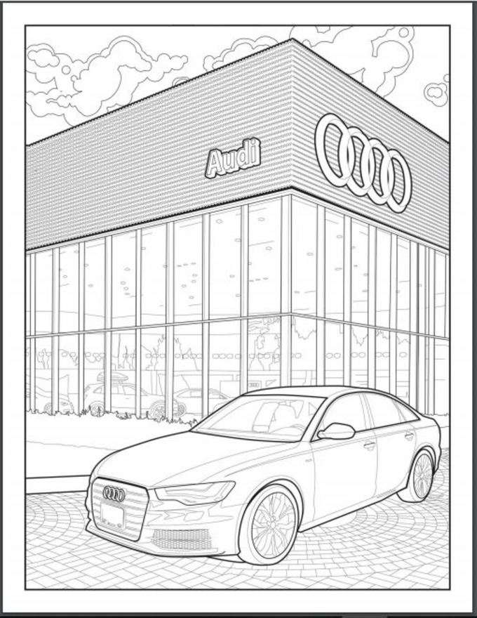 Audi Free Coloring Book