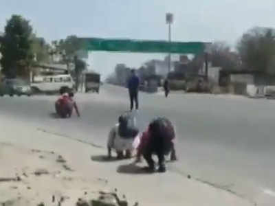 लॉकडाउनः घर लौट रहे लोगों पर पुलिस की बर्बर कार्रवाई का विडियो वायरल, एसएसपी ने मांगी माफी