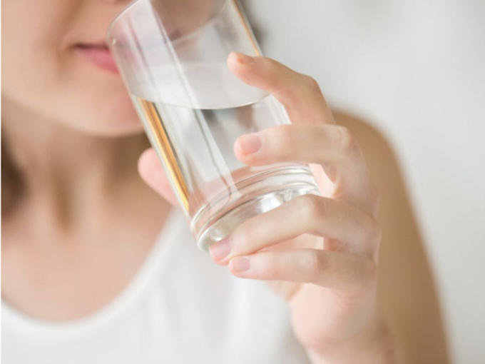 Women drinking water