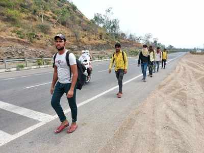 वाटसरू मजुरांना मदतीचा हात