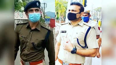 कोविड-19 लॉकडाउन के बीच पुलिस की ड्यूटी निभाते भारतीय खिलाड़ी