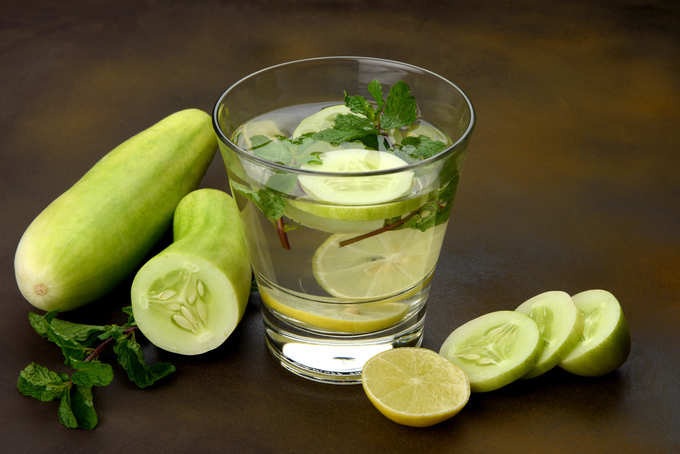 water with Cucumber
