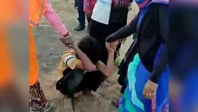 धारा 144 है लागू, फिर भी भीड़ ने खम्भे से बांधकर की युवक की पिटाई, VIDEO वायरल