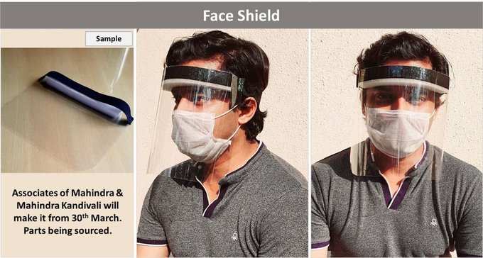 Mahindra Face Shield