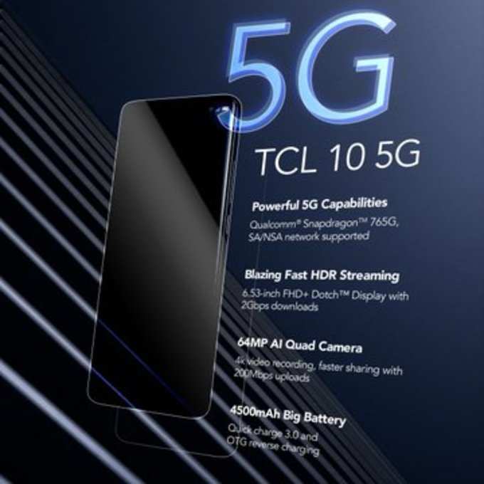 ​TCL 10 5G സ്പെസിഫിക്കേഷൻസ്